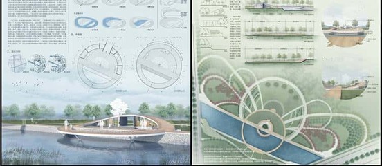 2023景觀園林產(chǎn)品建筑環(huán)藝競(jìng)賽風(fēng)室內(nèi)設(shè)計(jì)展板排PSD素材城市模版