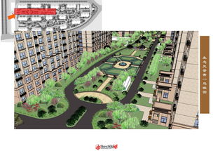 歐式居住區(qū) 經(jīng)濟(jì)適用房 景觀設(shè)計(jì) 景觀設(shè)計(jì) sketchup吧 sketchup中國門戶網(wǎng)站